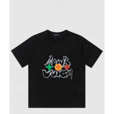 루이비통 로고 프린트 반팔