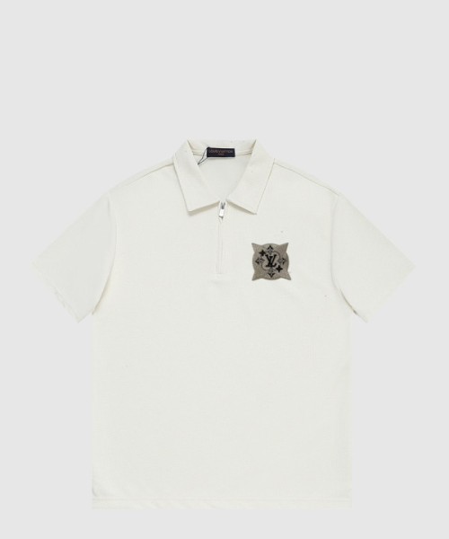 루이비통 로고 프린트 반팔