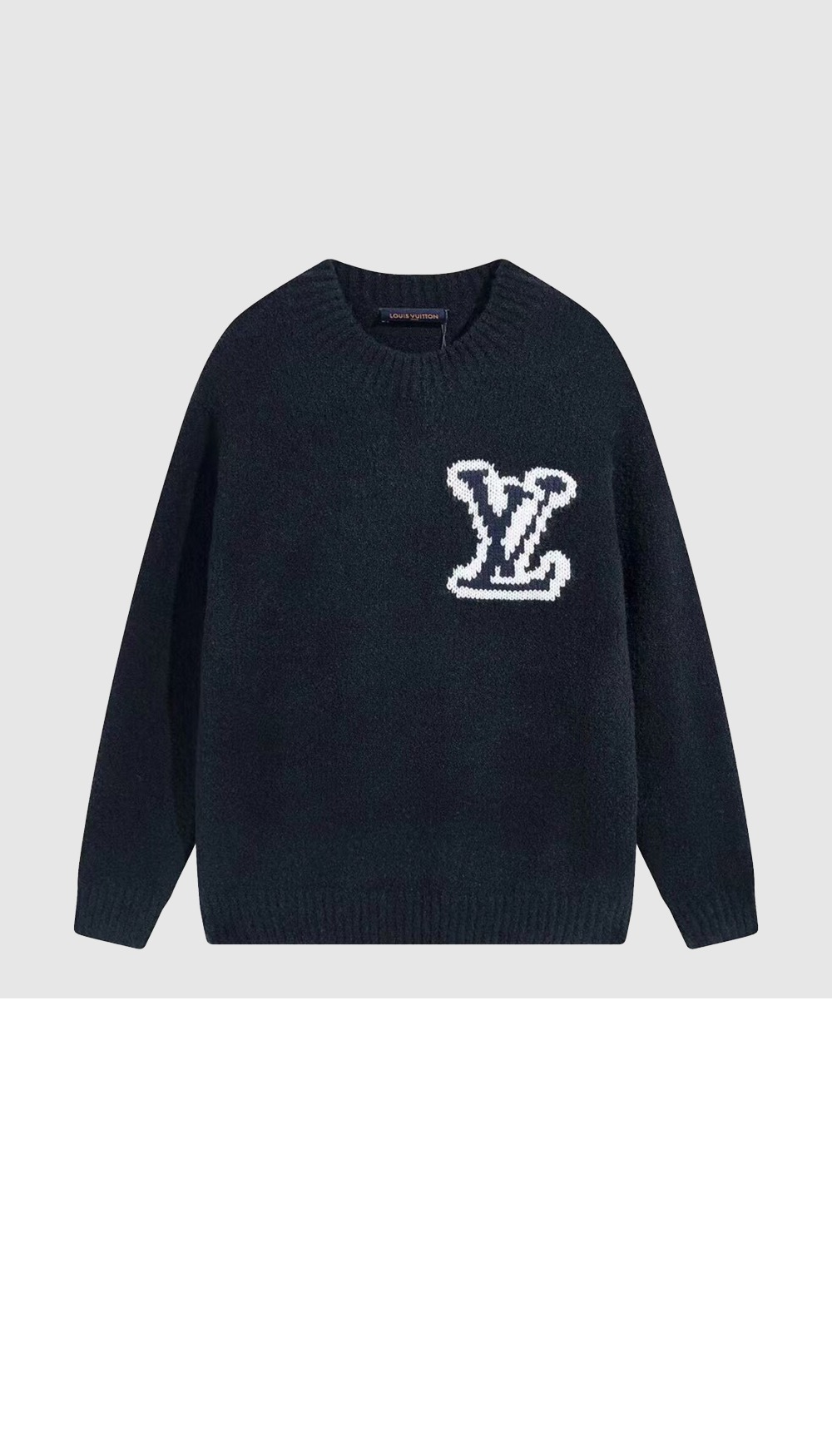 루이비통 로고 니트 톱