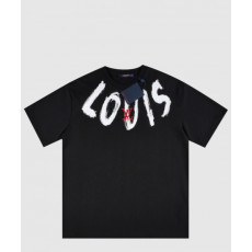 루이비통 로고 프린트 반팔