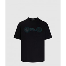 루이비통 로고 프린트 반팔