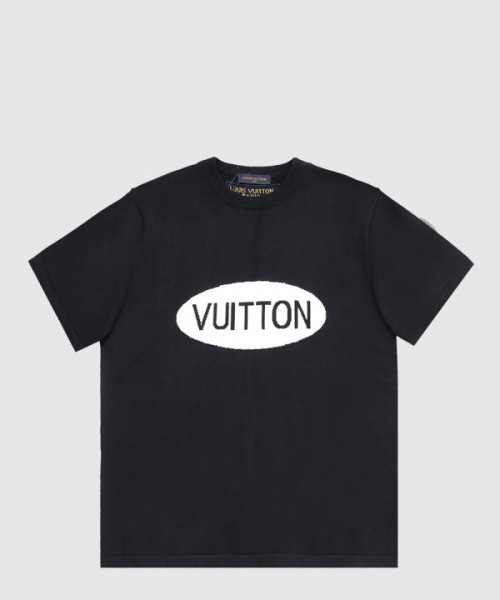 루이비통 로고 프린트 반팔