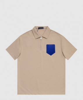 루이비통 로고 프린트 반팔