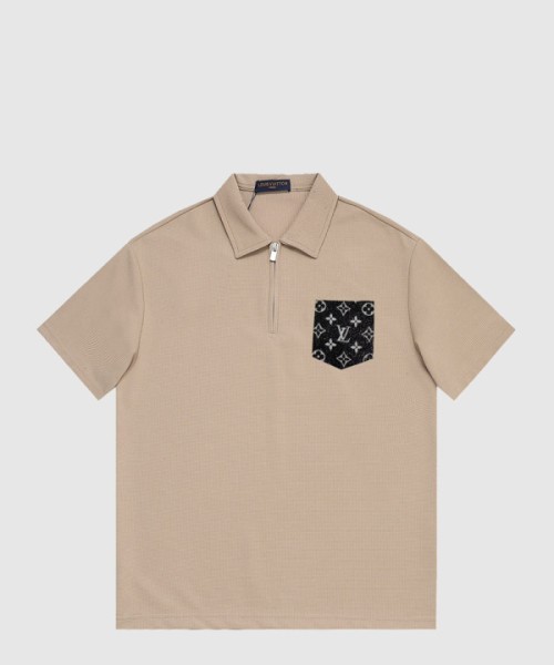 루이비통 로고 프린트 반팔