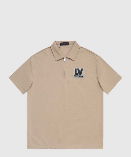 루이비통 로고 프린트 반팔