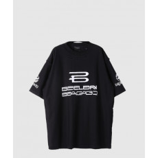 발렌시아가 로고 프린트 반팔