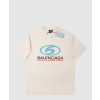 발렌시아가 로고 프린트 반팔