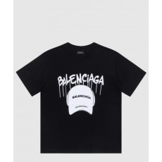 발렌시아가 로고 프린트 반팔