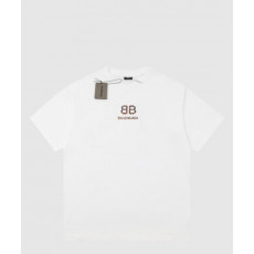 발렌시아가 로고 프린트 반팔