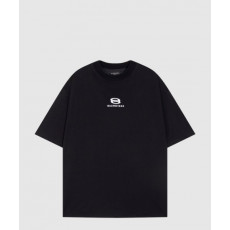 발렌시아가 로고 프린트 반팔