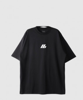 발렌시아가 로고 프린트 반팔