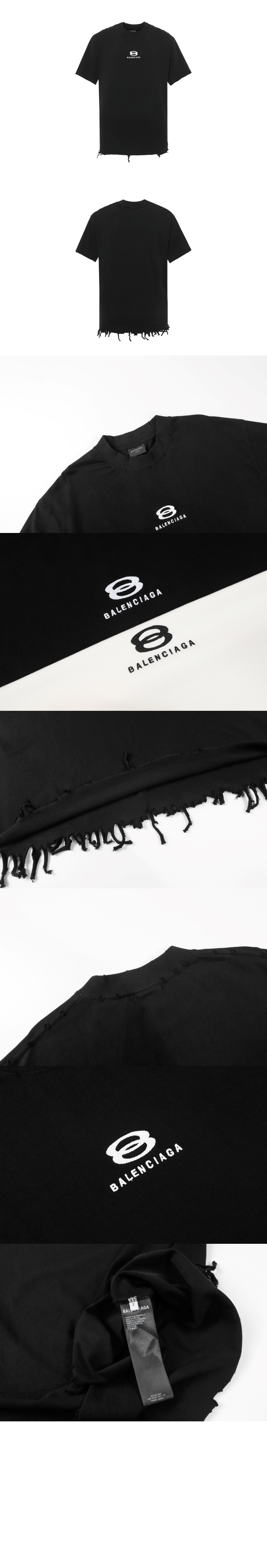 발렌시아가 플라워 코튼 톱