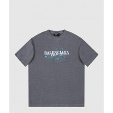 발렌시아가 로고 프린트 반팔