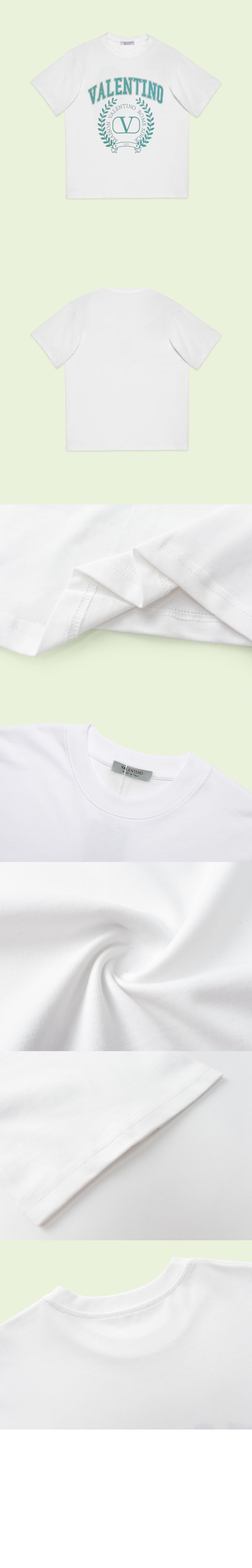 발렌티노 로고 프린트 반팔