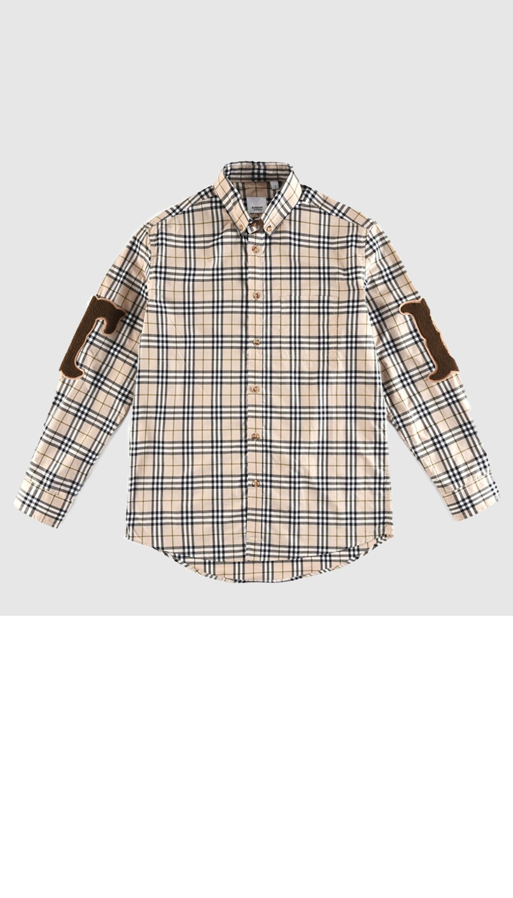 버버리 코튼 로고 셔츠