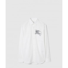 버버리 모노그램코튼 슬림핏 셔츠