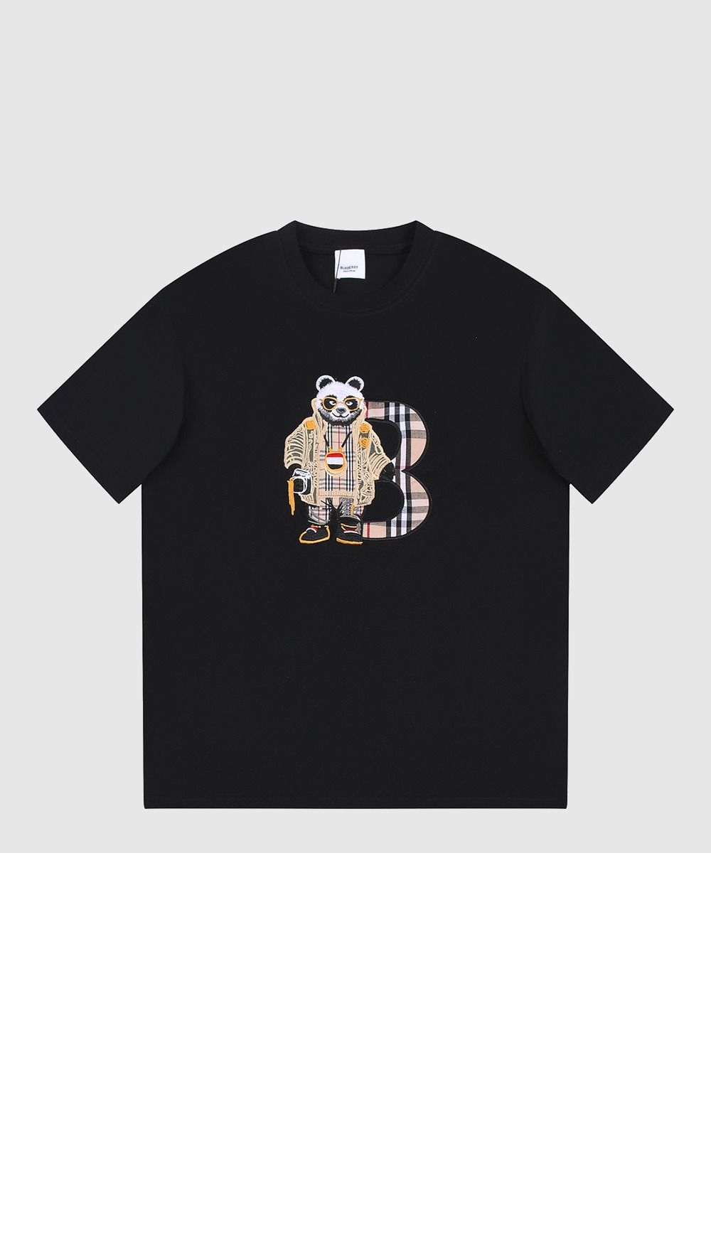 버버리 플라워 코튼 티셔츠