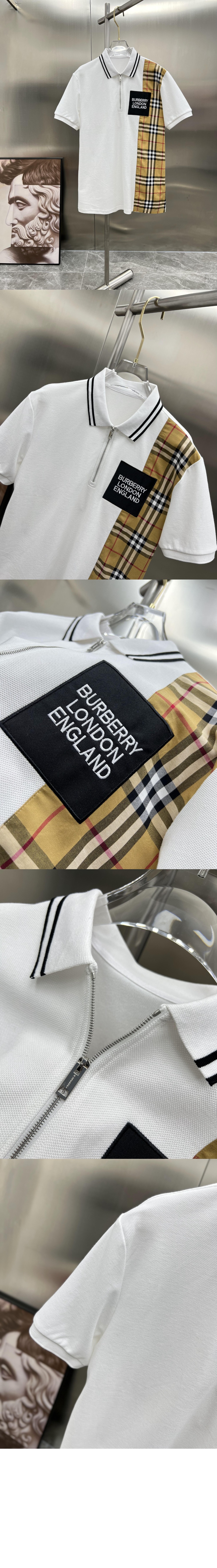 버버리 코튼 폴로셔츠