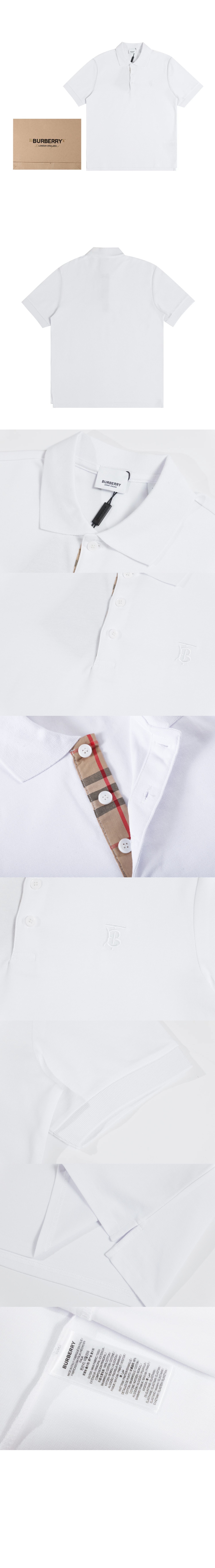 버버리 코튼 폴로셔츠