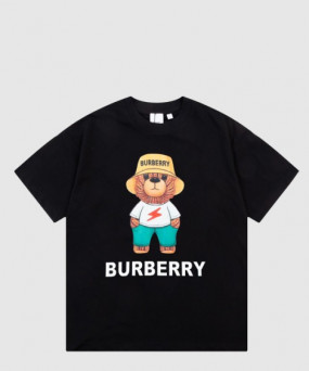 버버리 플라워 코튼 티셔츠