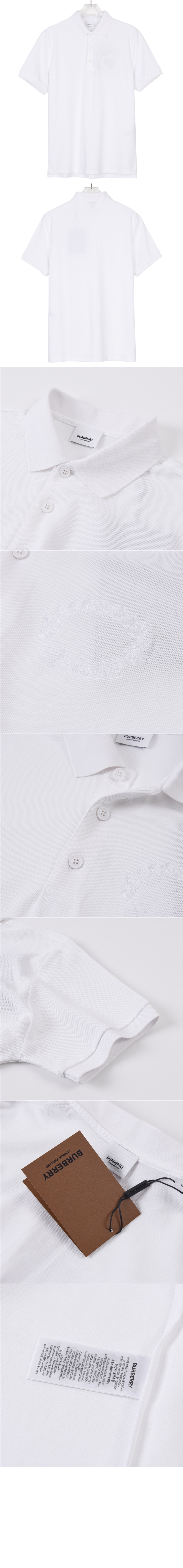 버버리 코튼 폴로셔츠