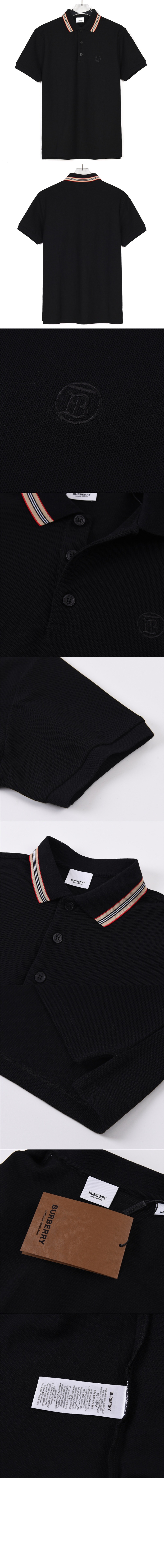 버버리 코튼 폴로셔츠