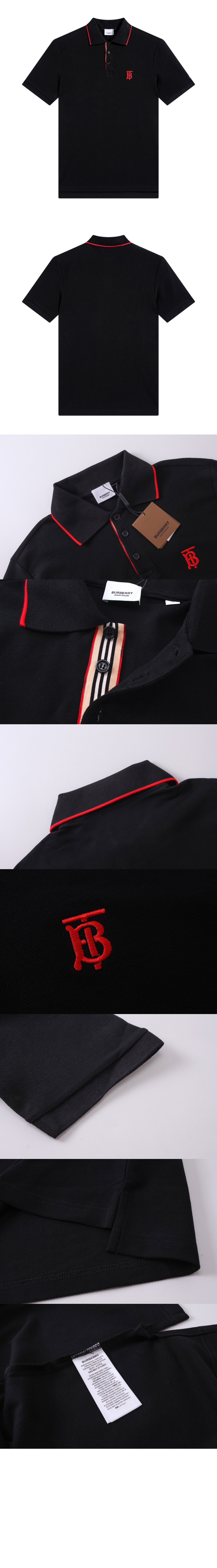 버버리 코튼 폴로셔츠