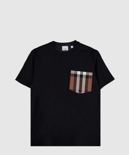 버버리 체크 반팔 티셔츠