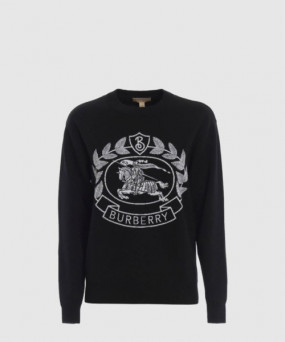 버버리 자수 로고 니트