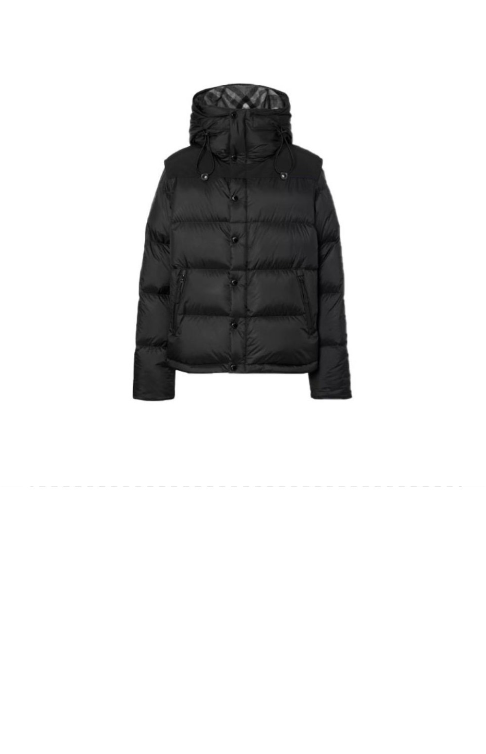 버버리 디태처블 슬리브 퍼퍼 재킷