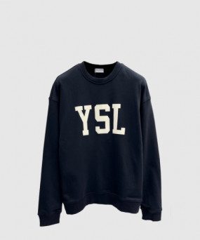 생로랑 플라워 코튼 톱