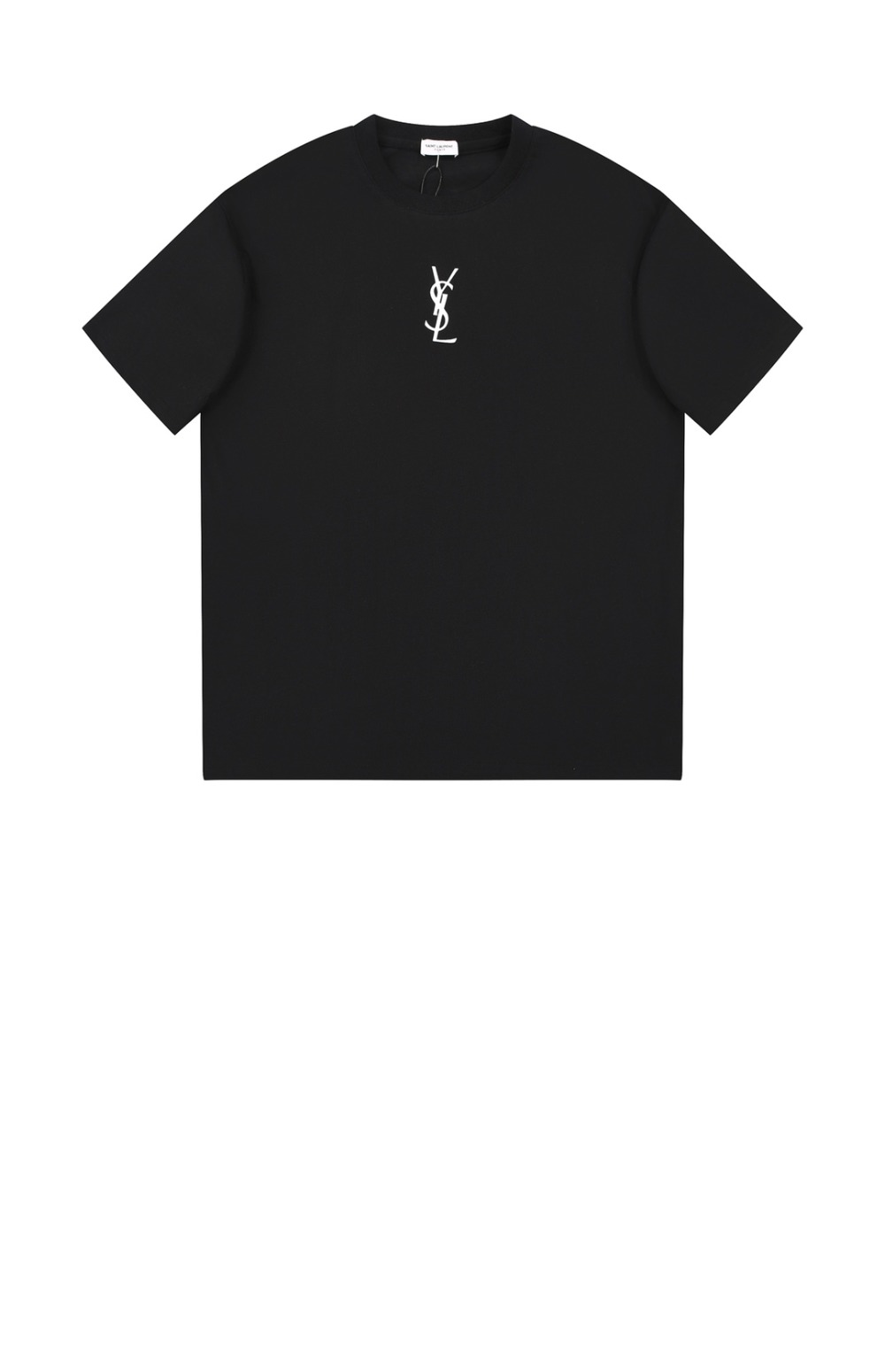 생로랑 로고 프린트 반팔