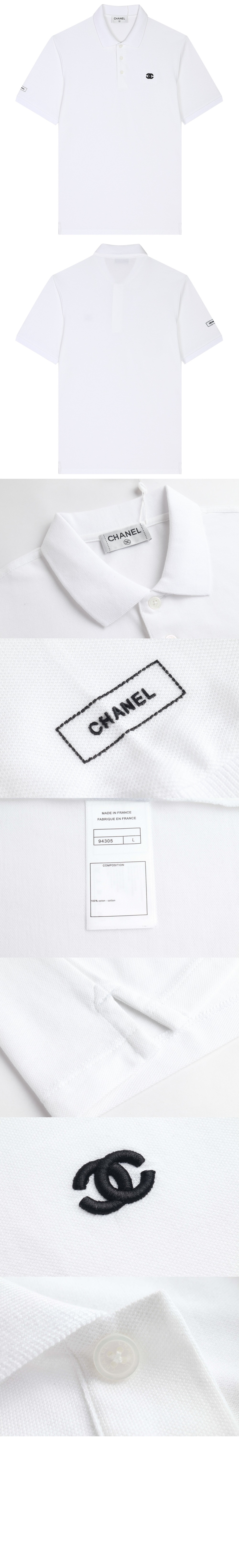 샤넬 로고 프린트 반팔