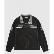 샤넬 로고 프린트 재킷