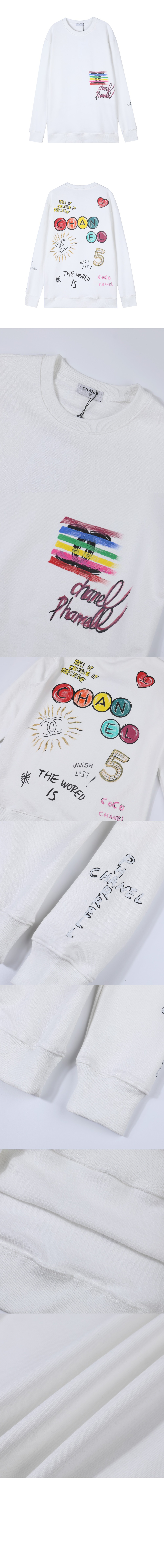 샤넬 플라워 코튼 톱