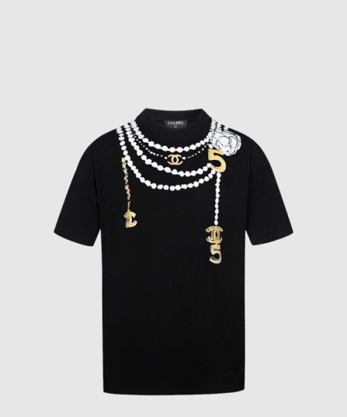 샤넬 플라워 코튼 톱