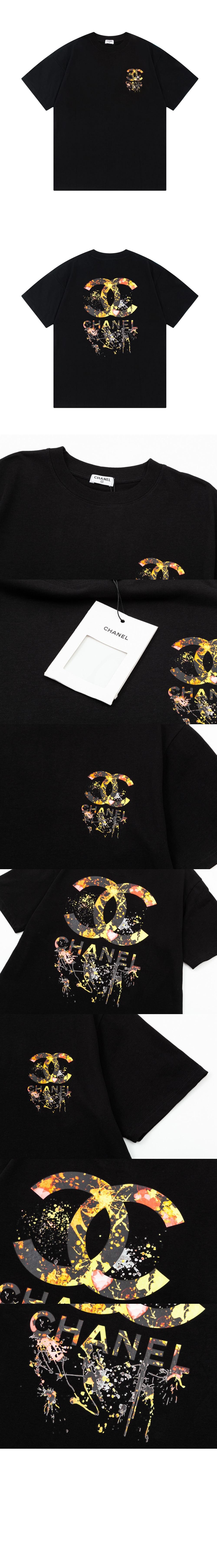 샤넬 플라워 코튼 톱