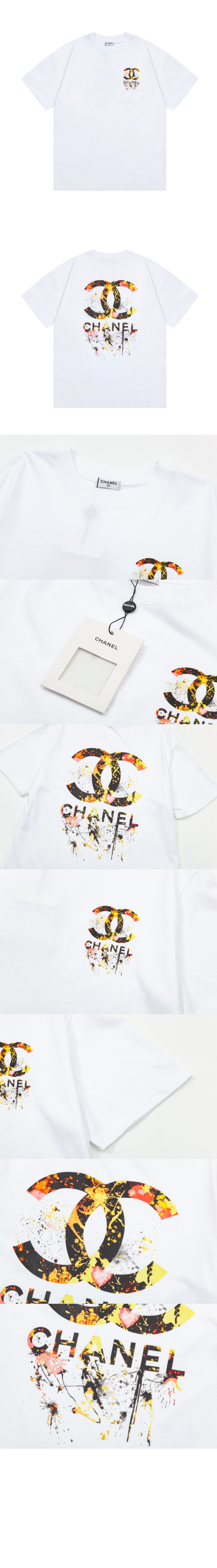 샤넬 플라워 코튼 톱