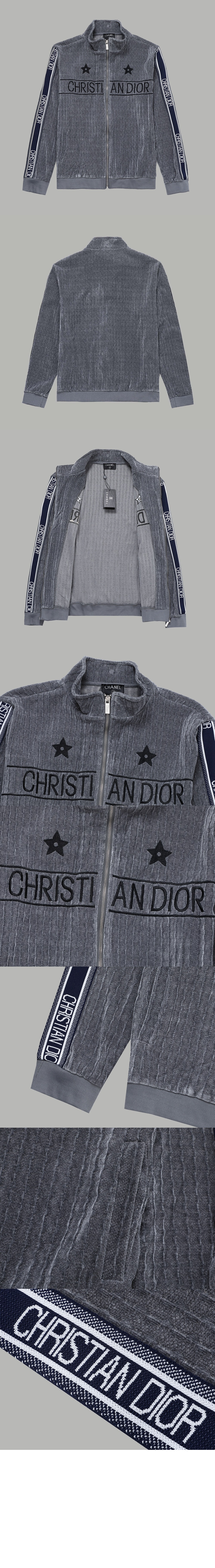 샤넬 로고 데님 재킷