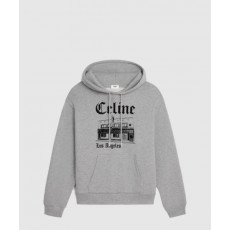 셀린느 트루바두르 루즈 후디 코튼 플리스