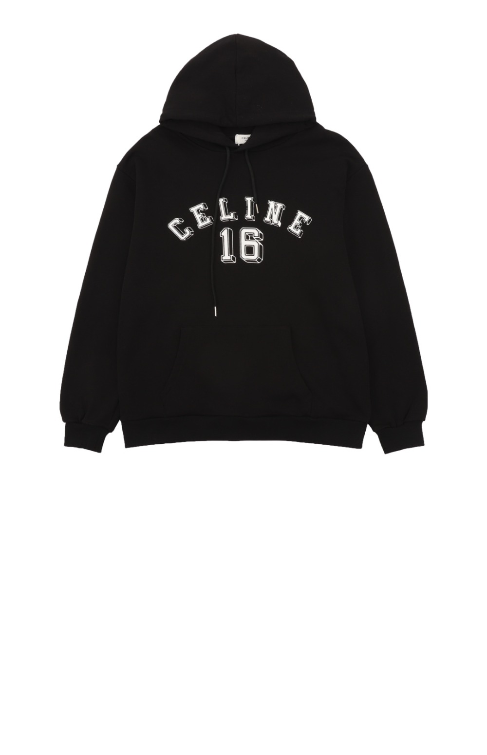 셀린느 루즈 후디 코튼 플리스