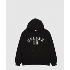 셀린느 루즈 후디 코튼 플리스