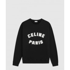 셀린느 루즈 스웨트셔츠 코튼 플리스