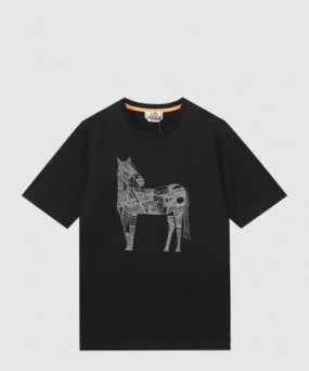 에르메스 플라워 코튼 톱