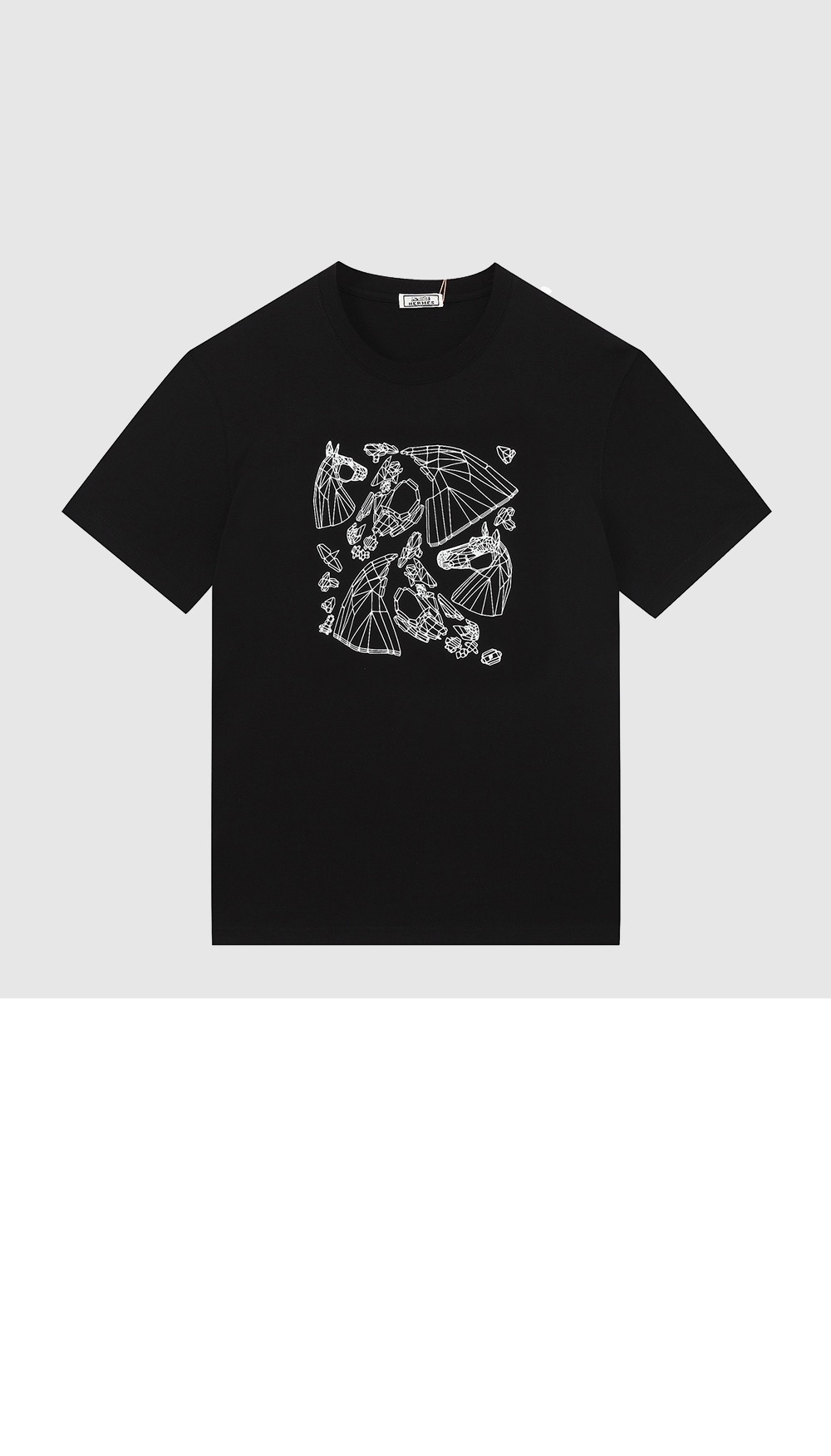 에르메스 플라워 코튼 톱