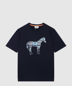 에르메스 플라워 코튼 톱