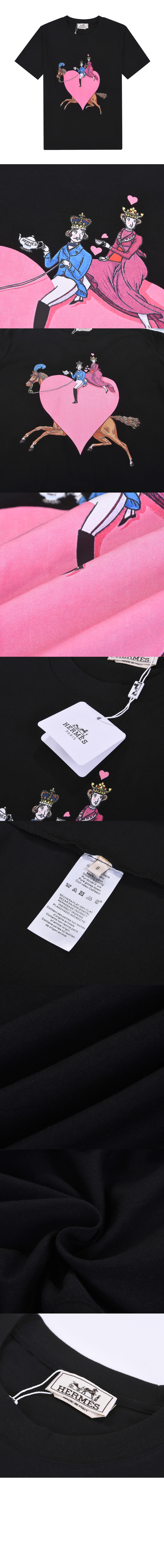 에르메스 플라워 코튼 톱