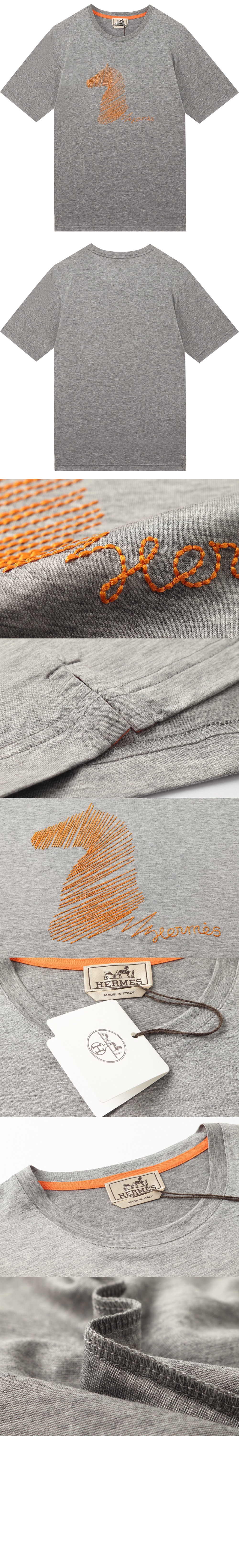 에르메스 플라워 코튼 톱