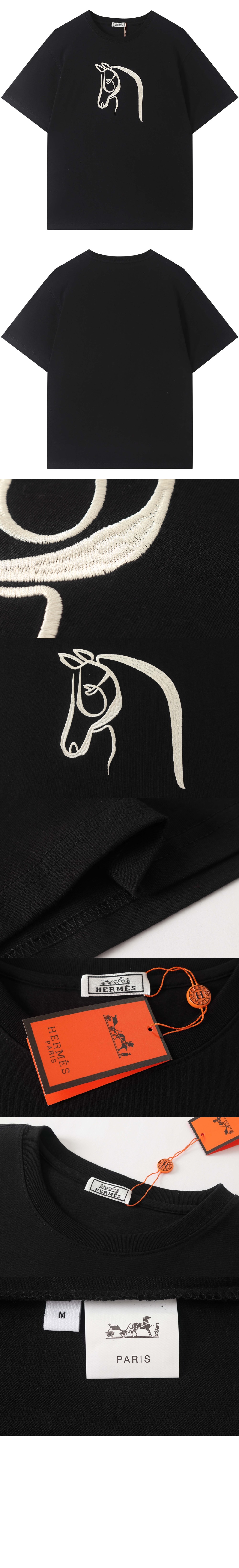 에르메스 플라워 코튼 톱