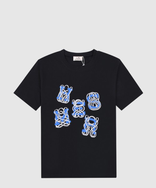 에르메스 플라워 코튼 톱